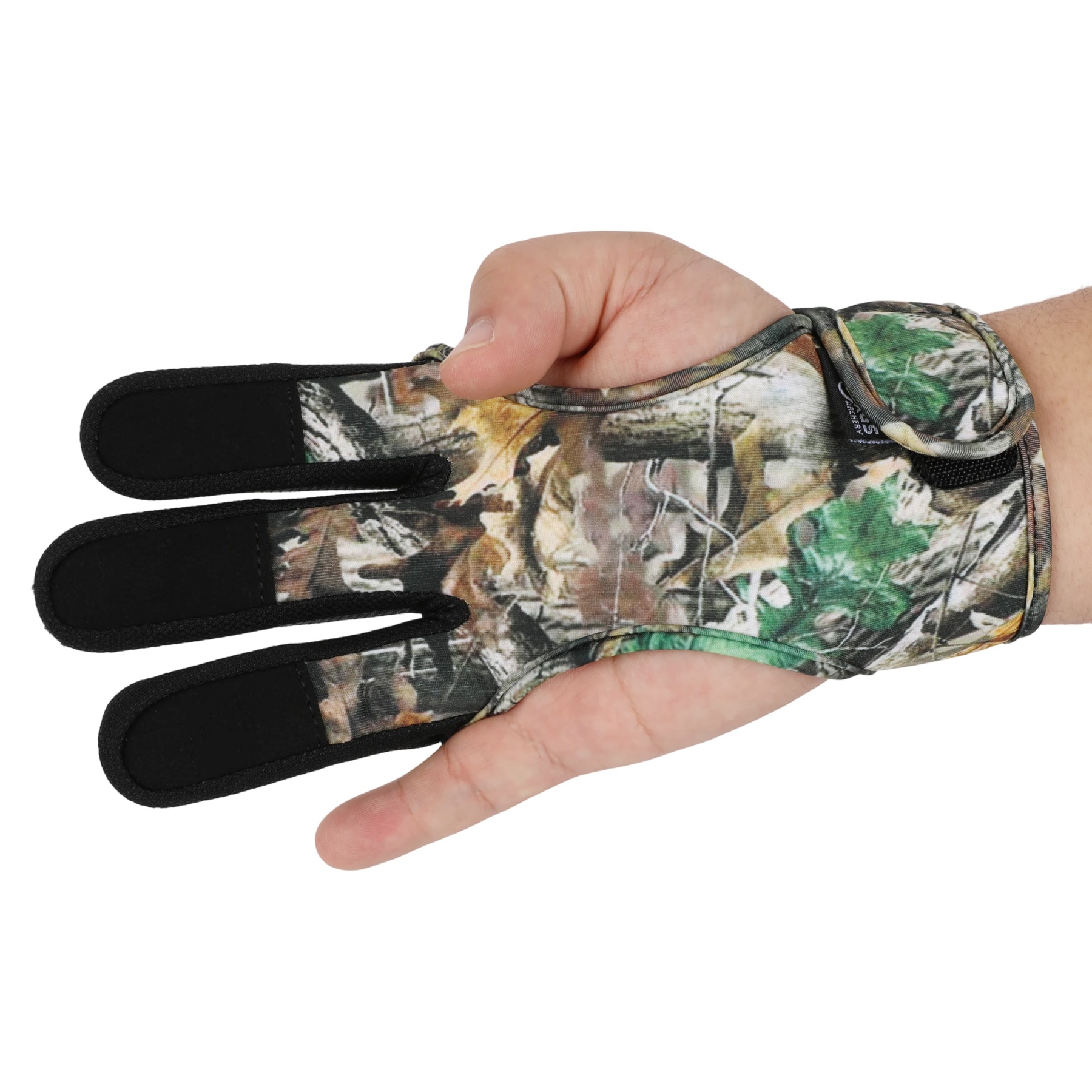 AME 3 Finger Glove Protect Gear Guard Leather