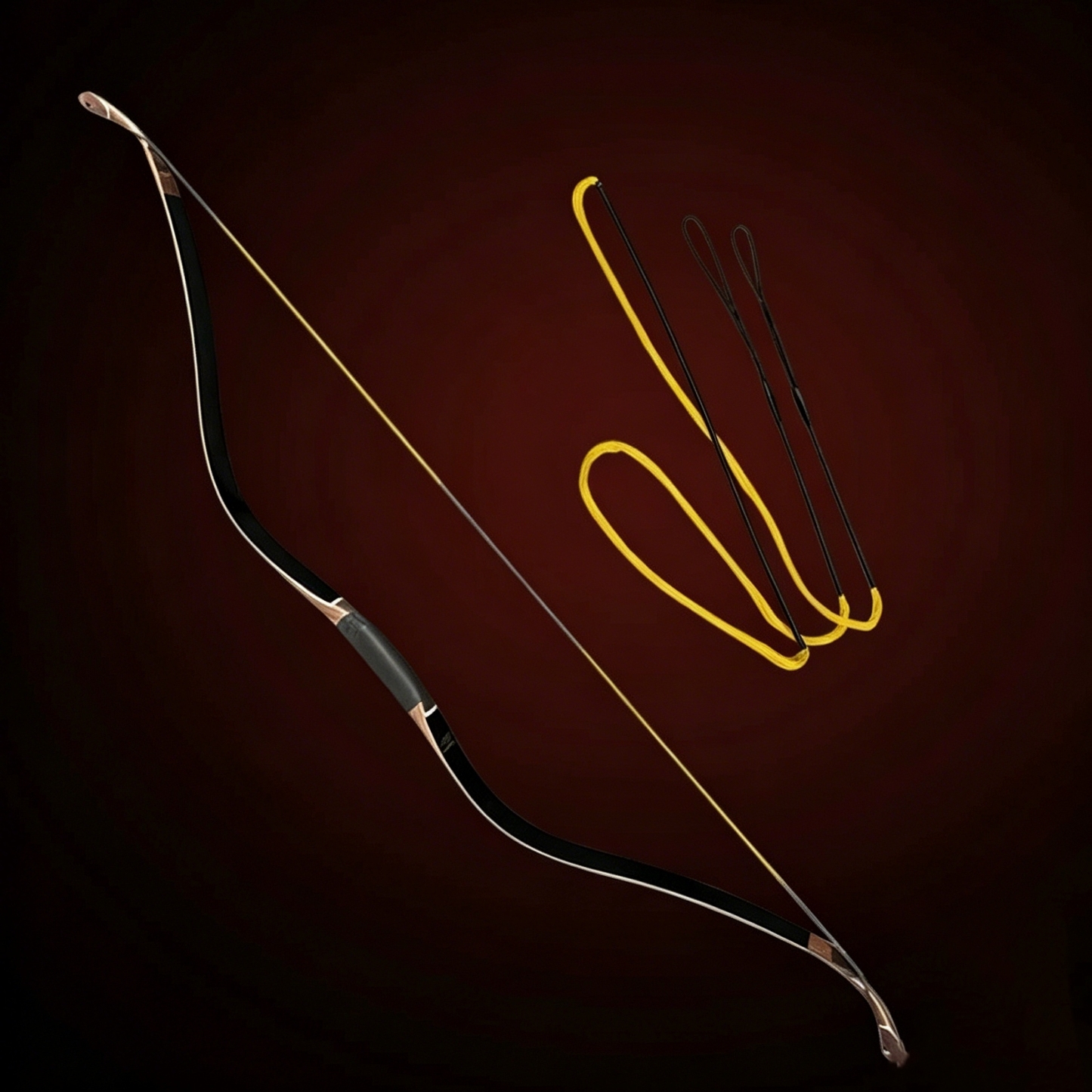 AME HAWKEYE 3K Carbon Horse Bow Walnut Speed Recurve 20–45lbs
