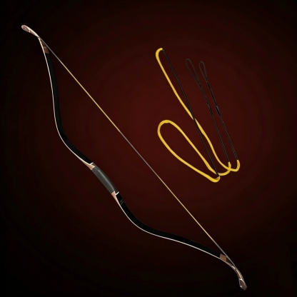 AME HAWKEYE 3K Carbon Horse Bow Walnut Speed Recurve 20–45lbs