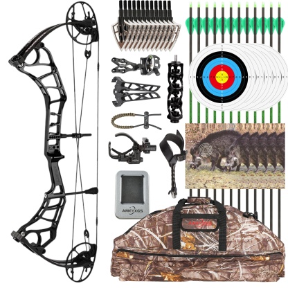 50-60lbs Compound Bow Set Adult Shooting Target Archery