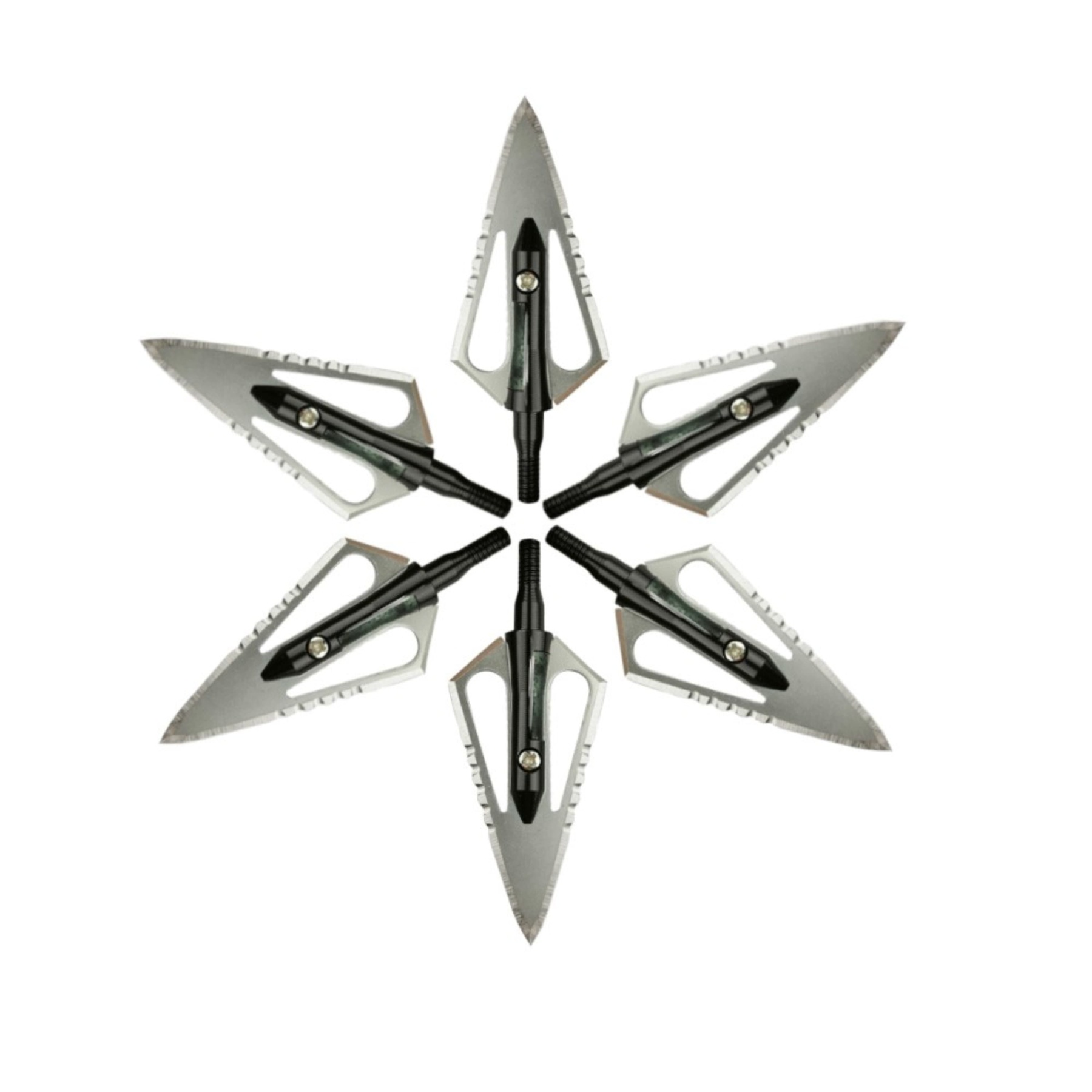 AME ARCHERY Stainless Steel Broadheads – 100 Grain 12PCS