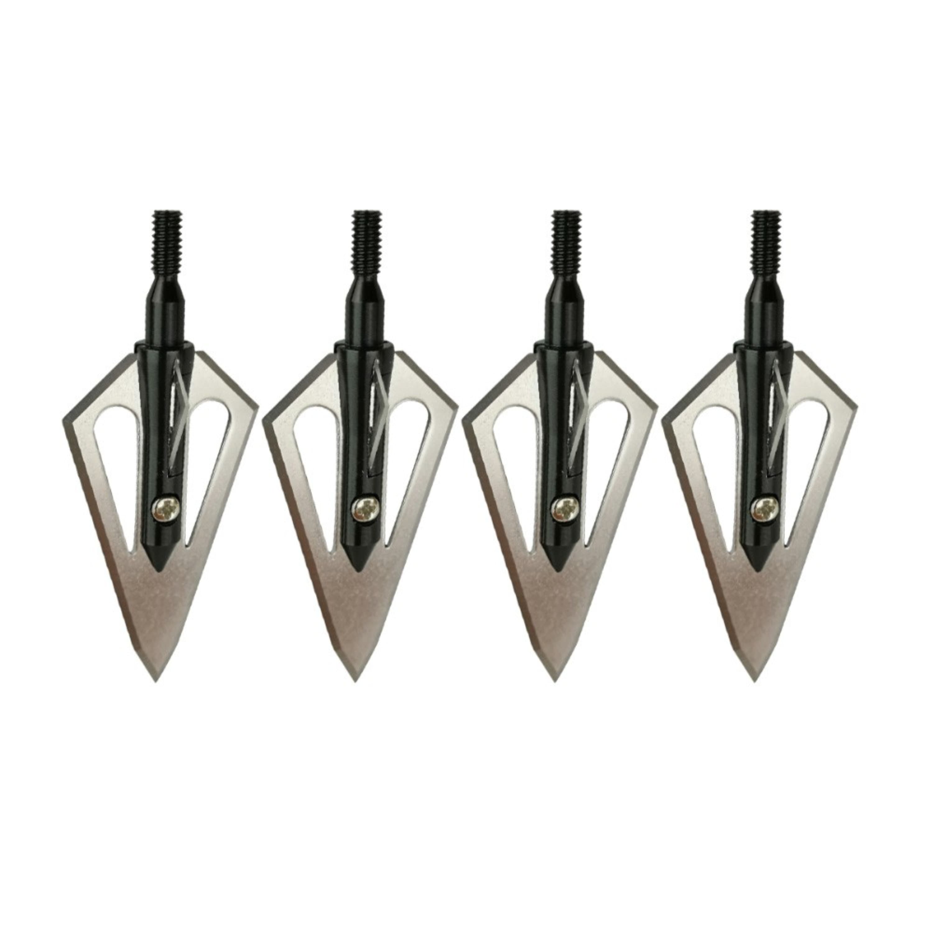 AME ARCHERY Stainless Steel Broadheads – 100 Grain 12PCS