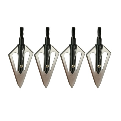 AME ARCHERY Stainless Steel Broadheads – 100 Grain 12PCS