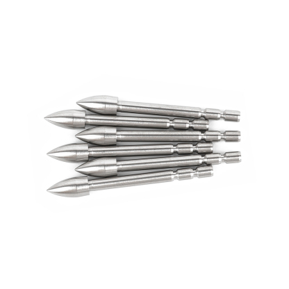 AME ARCHERY X10 Tungsten Steel Arrow Tips (12pcs)