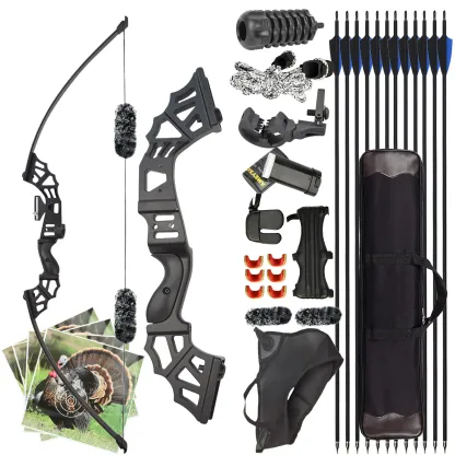 M122 Takedown Recurve Bow Set - 53" Aluminum Alloy Riser