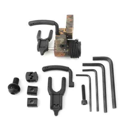 Topoint TP814 Archery Arrow Rest, CNC Aluminum Alloy, Micro-Adjustable, Left/Right Handed