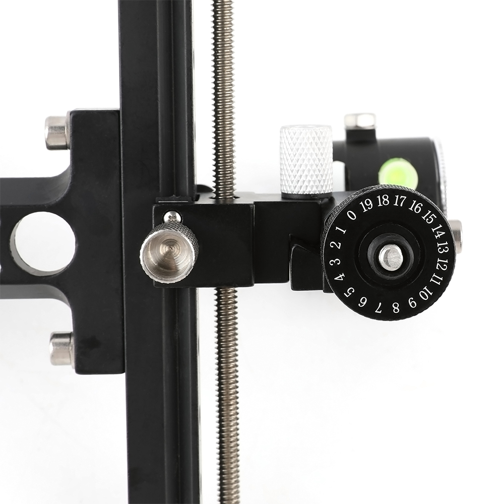 TP8510 Compound Bow Sight - Adjustable, CNC Machined, with Micro-Adjustable Fiber Optic