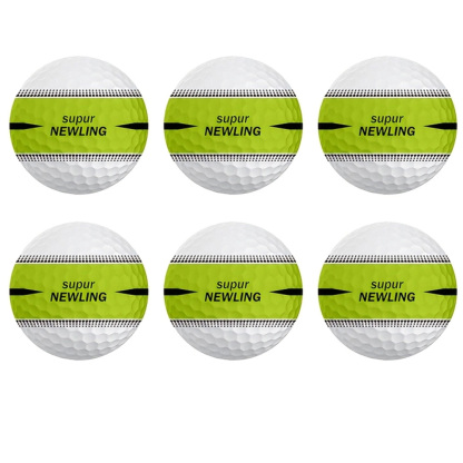 6X Rubber Golf Ball Practice Training Driving Range Indoor Outdoor 