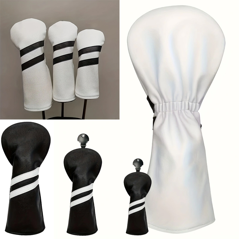 olf Club Headcover Golf Accessory PU Protector Gear Prevent Friction