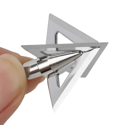 12X Archery Arrowhead 100gr Broadhead Screw-in Bow Hunting Shooting 