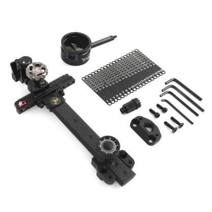 1 Pin Compound Bow Sight 0.019" Micro Fiber Archery Hunting