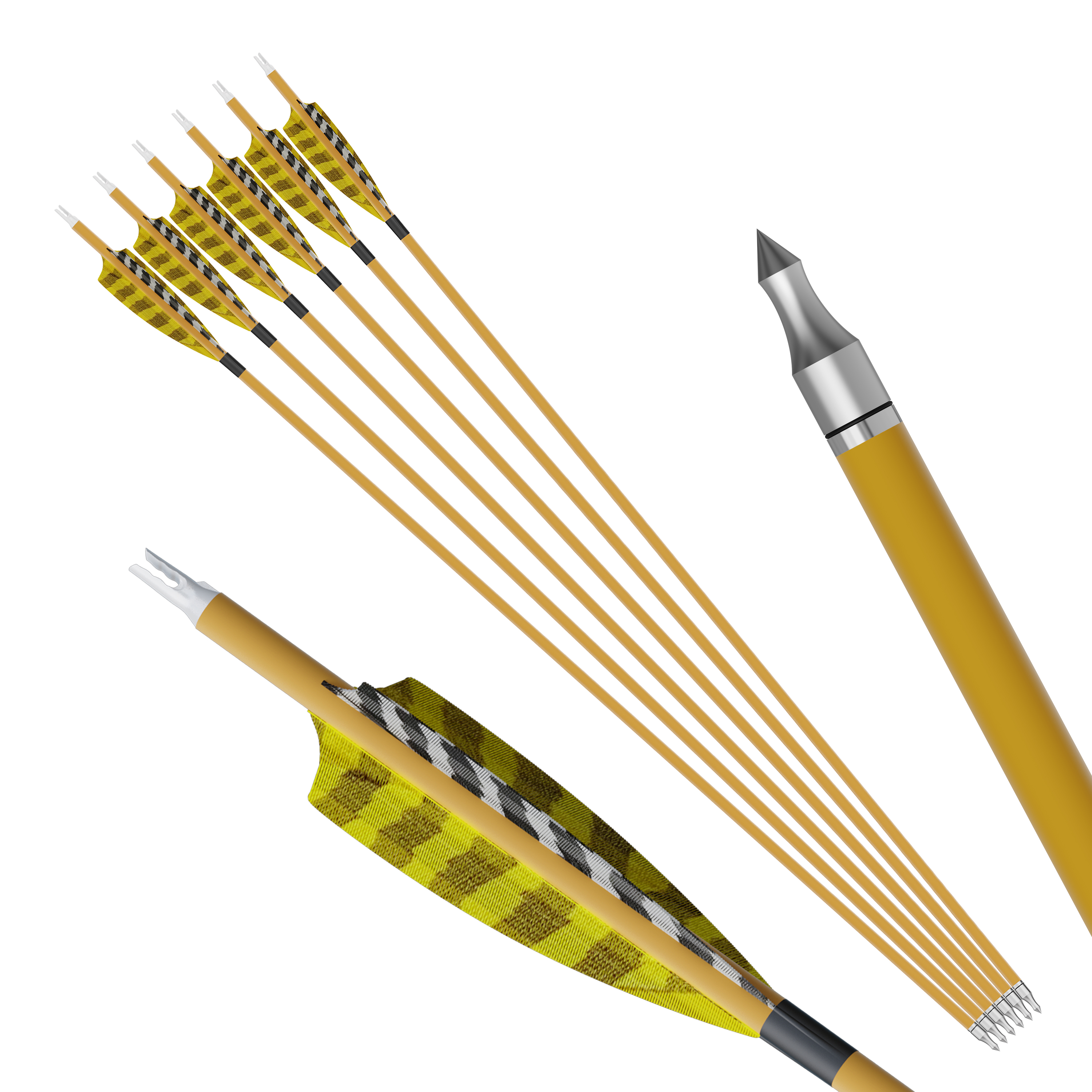 AME Pure Carbon Arrows Traditional Archery Hunting Season 6/12x