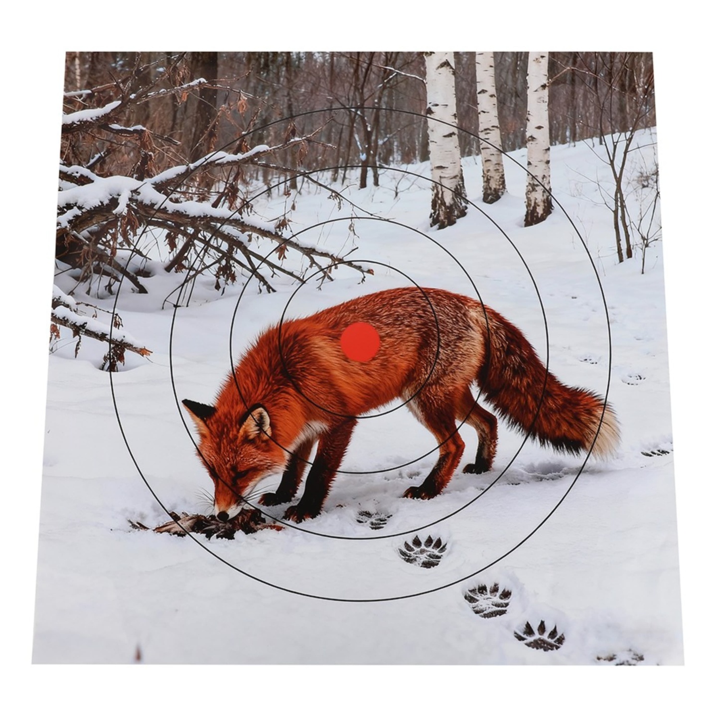 Archery Target Paper Face Animal Arrow Bow Shooting 40x40CM