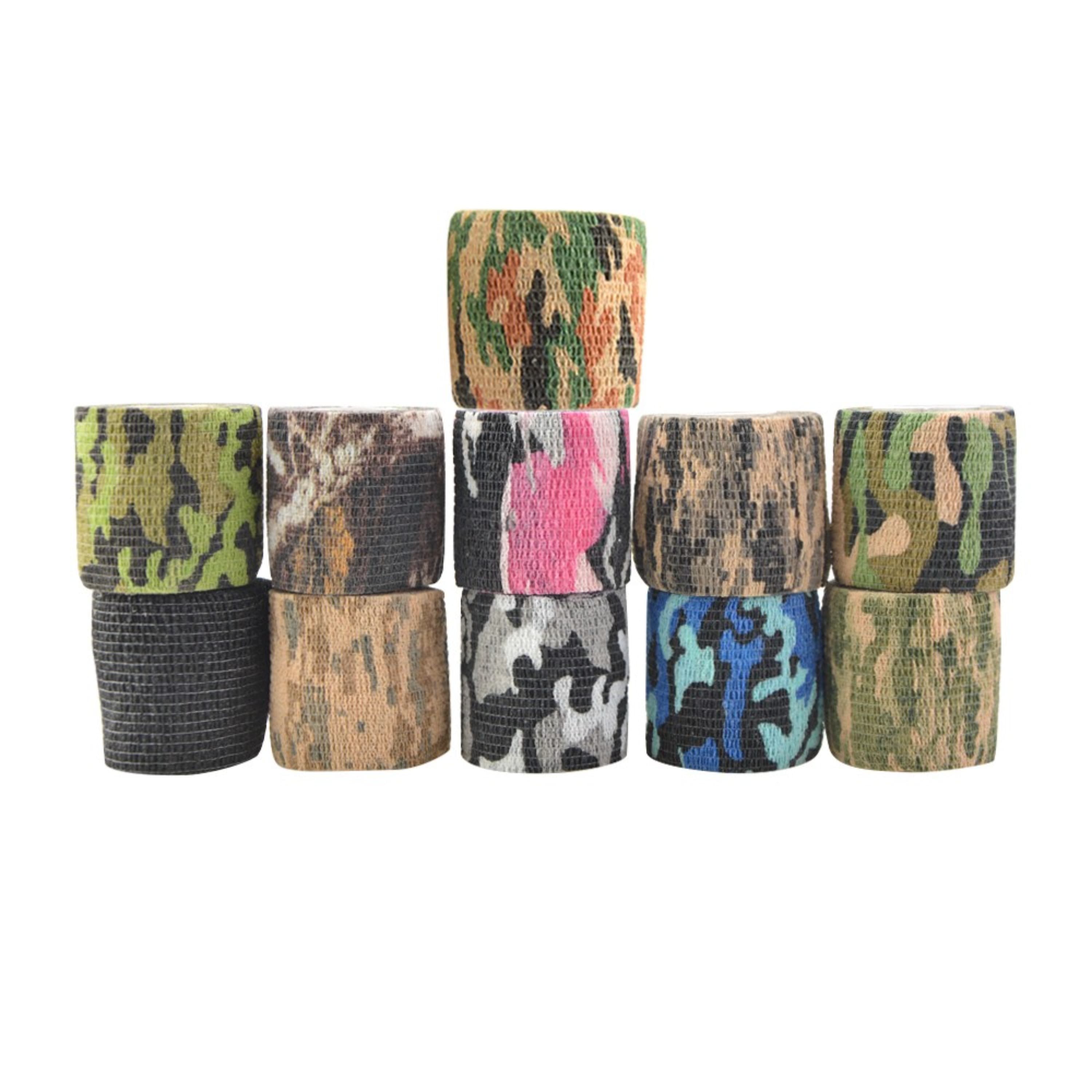 Self-Adhesive Camo Tape Stretch Wrap for Outdoor Sports