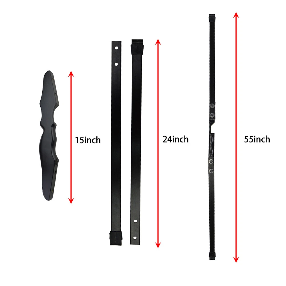 40lbs Recurve Bow Set with 12 Fiberglass Arrows for Archery