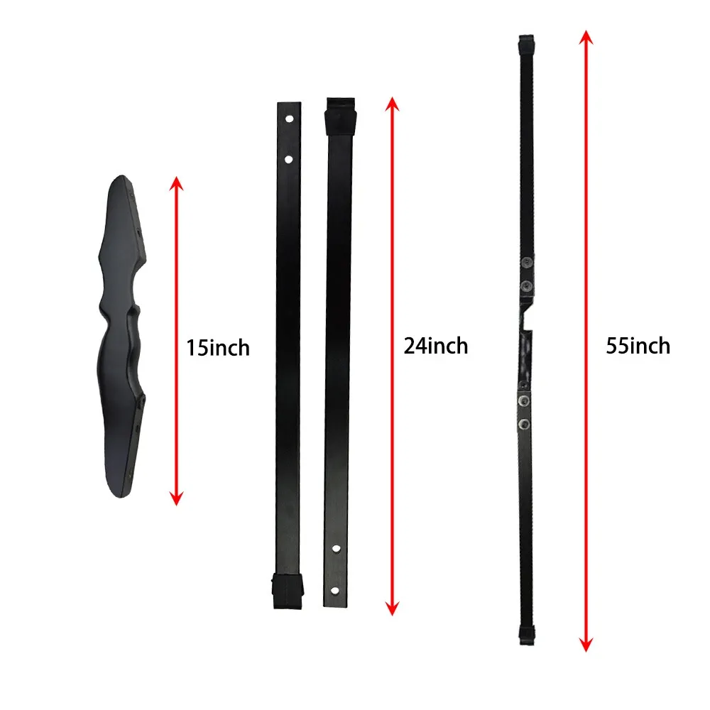 40lbs Recurve Bow Set with 12 Fiberglass Arrows for Archery