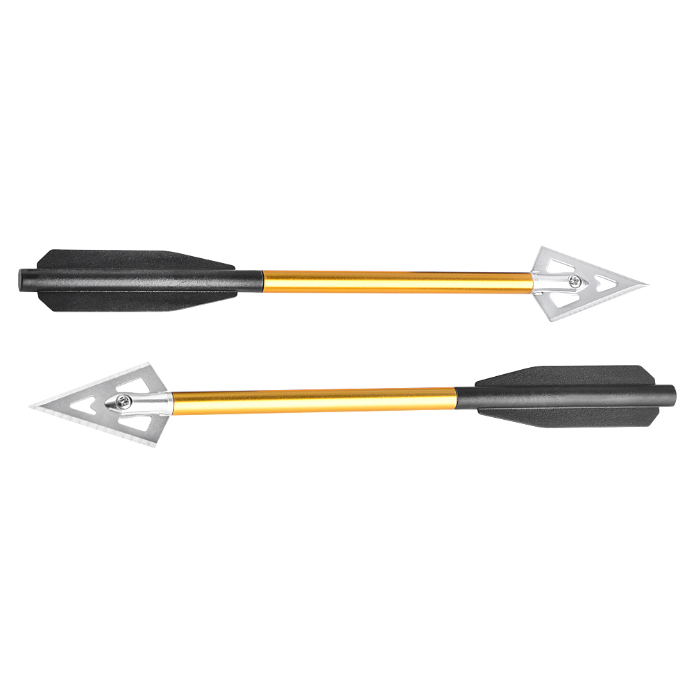 AME ARCHERY Aluminum Shaft Broadhead Mini Crossbow Arrows (12pcs)