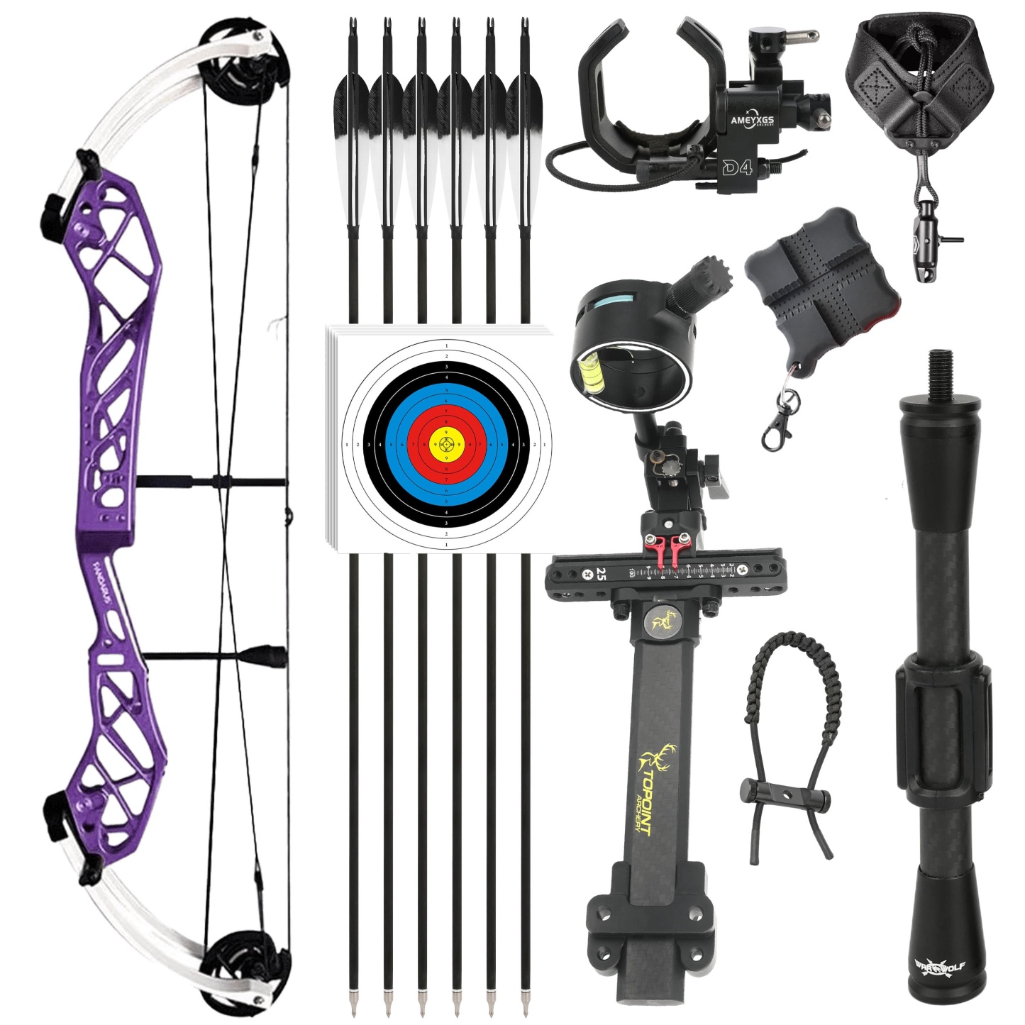  Compound Bow 50-60lbs Set Adult Shooting Target Archery