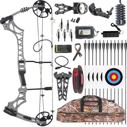 Junxing M129 Compound Bow Military Green Bow & Arrow Set
