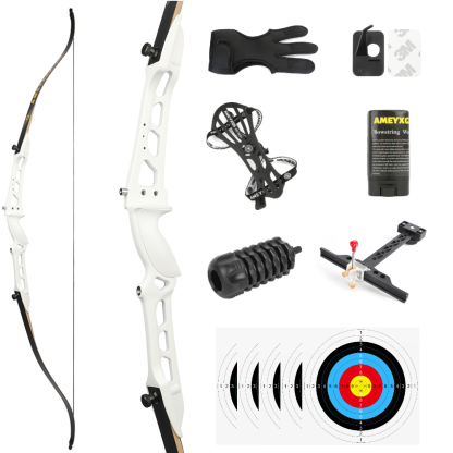 AME ARCHERY QingYun Takedown Recurve Bow for Beginners