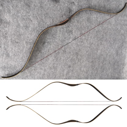 20-35LBS Traditional Bow Set LH RH Hunting Longbow Archery