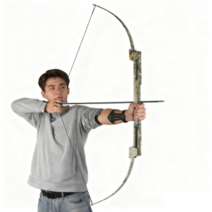 35lbs Recurve Bow Portable Folding 58" RH/LH Archery Shooting