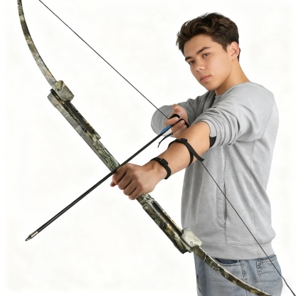 35lbs Recurve Bow Portable Folding 58" RH/LH Archery Shooting
