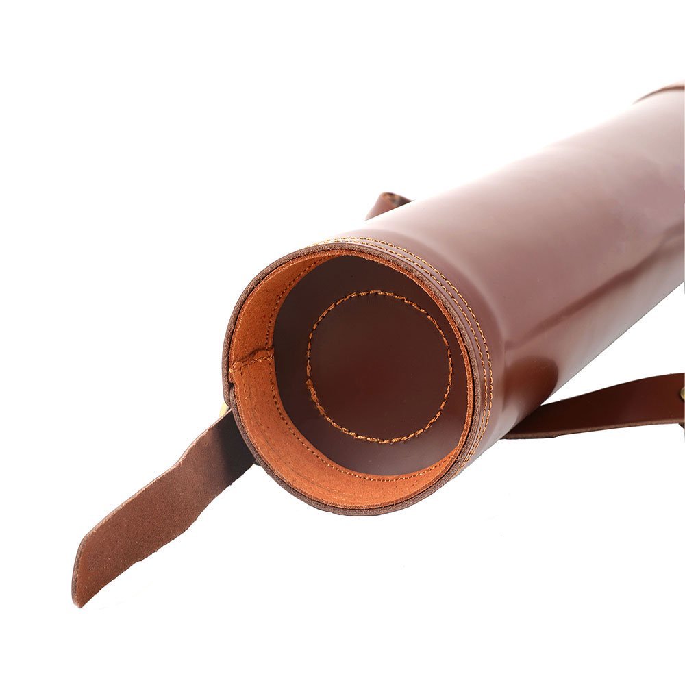 AME ARCHERY Genuine Leather Arrow Quiver – Brown/Black