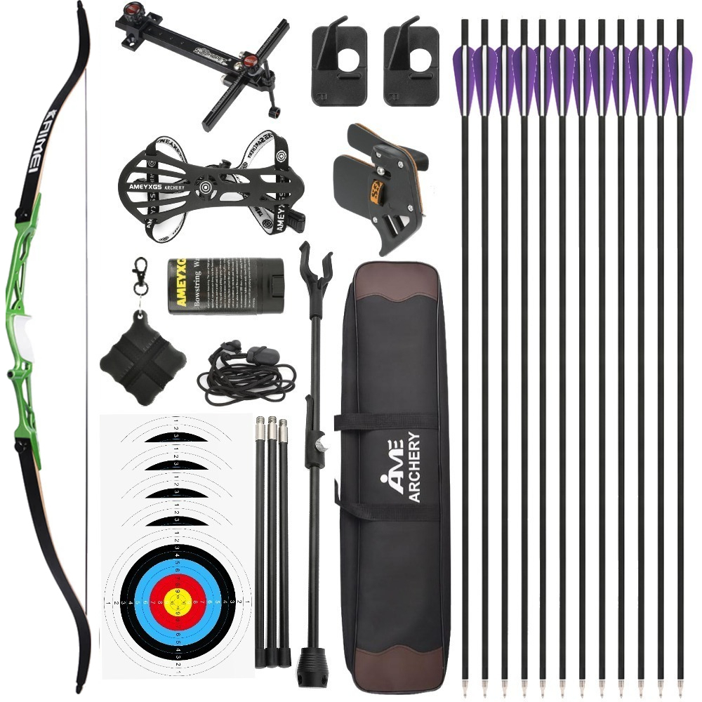 KAIMEI DRAGON Beginner Recurve Bow Archery Practice Set