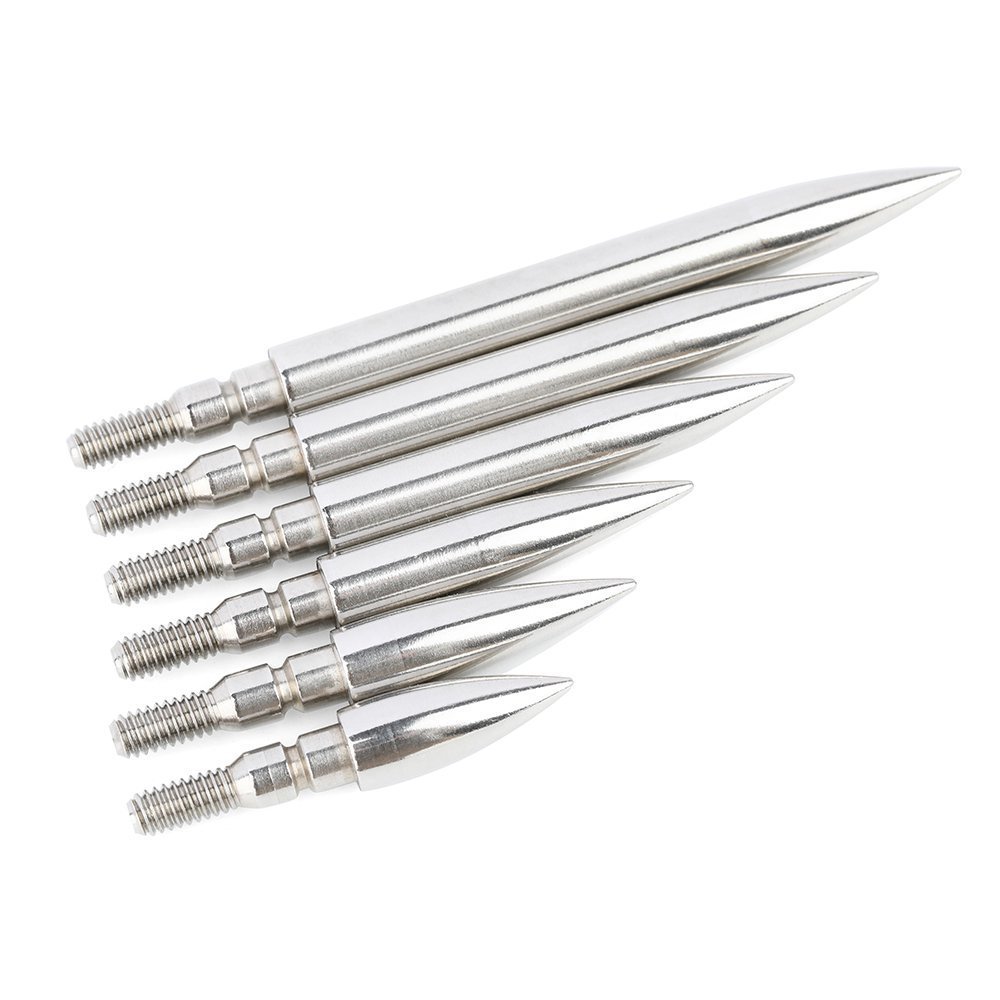 AME ARCHERY sStainless Steel 6.2 Target Tip(12pcs)