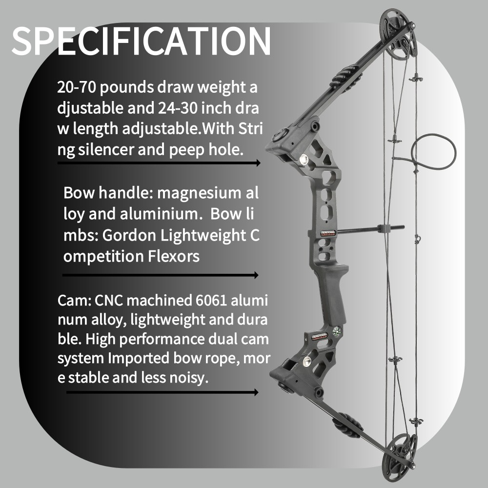JUNXING Archery X8 Compound Bow Hunting
