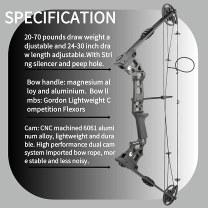 JUNXING Archery X8 Compound Bow Hunting