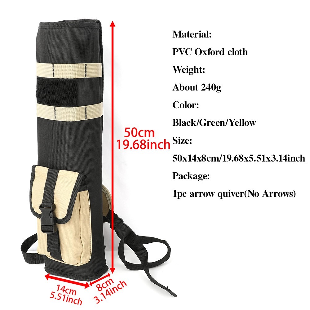 AME ARCHERY PVC Oxford Cloth Arrow Quiver