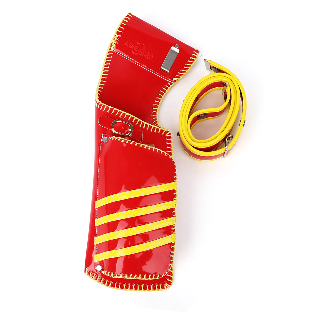 AME ARCHERY Reversed Weave Leather Field Quiver