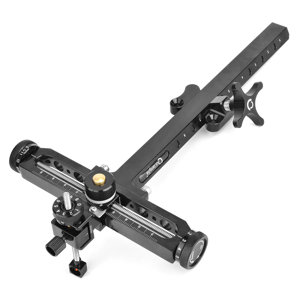 AME ARCHERY AKT-QT517B Sight Adjustable Recurve Bow Sight (Competition Grade)