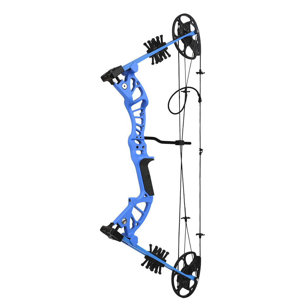 AME ARCHERY KS02 Youth Compound Bow Beginner Set – 15-45lbs Adjustable Draw, Complete Archery Kit