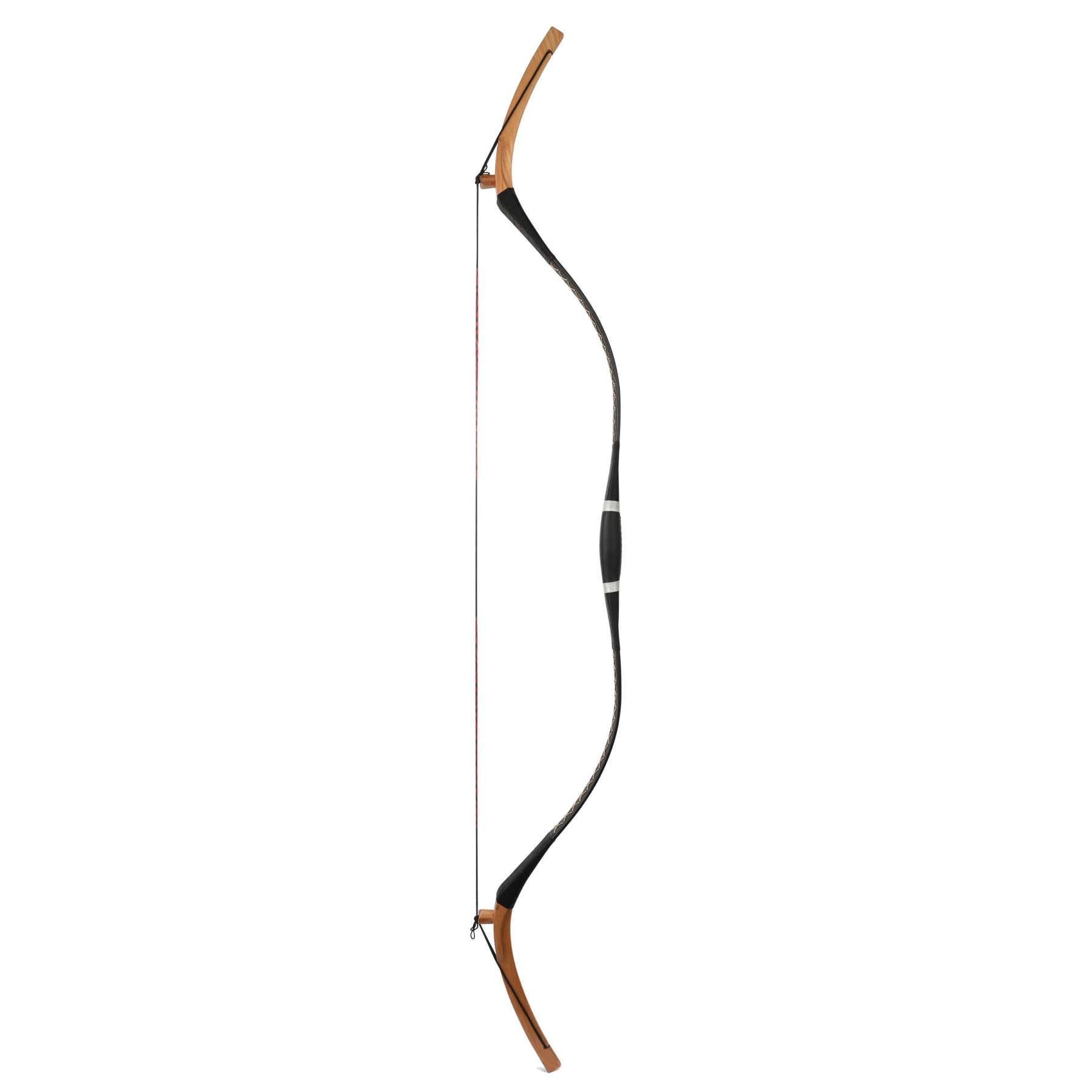 64'' Traditional Longbow Set 20-45lbs Wooden Arrow Kit