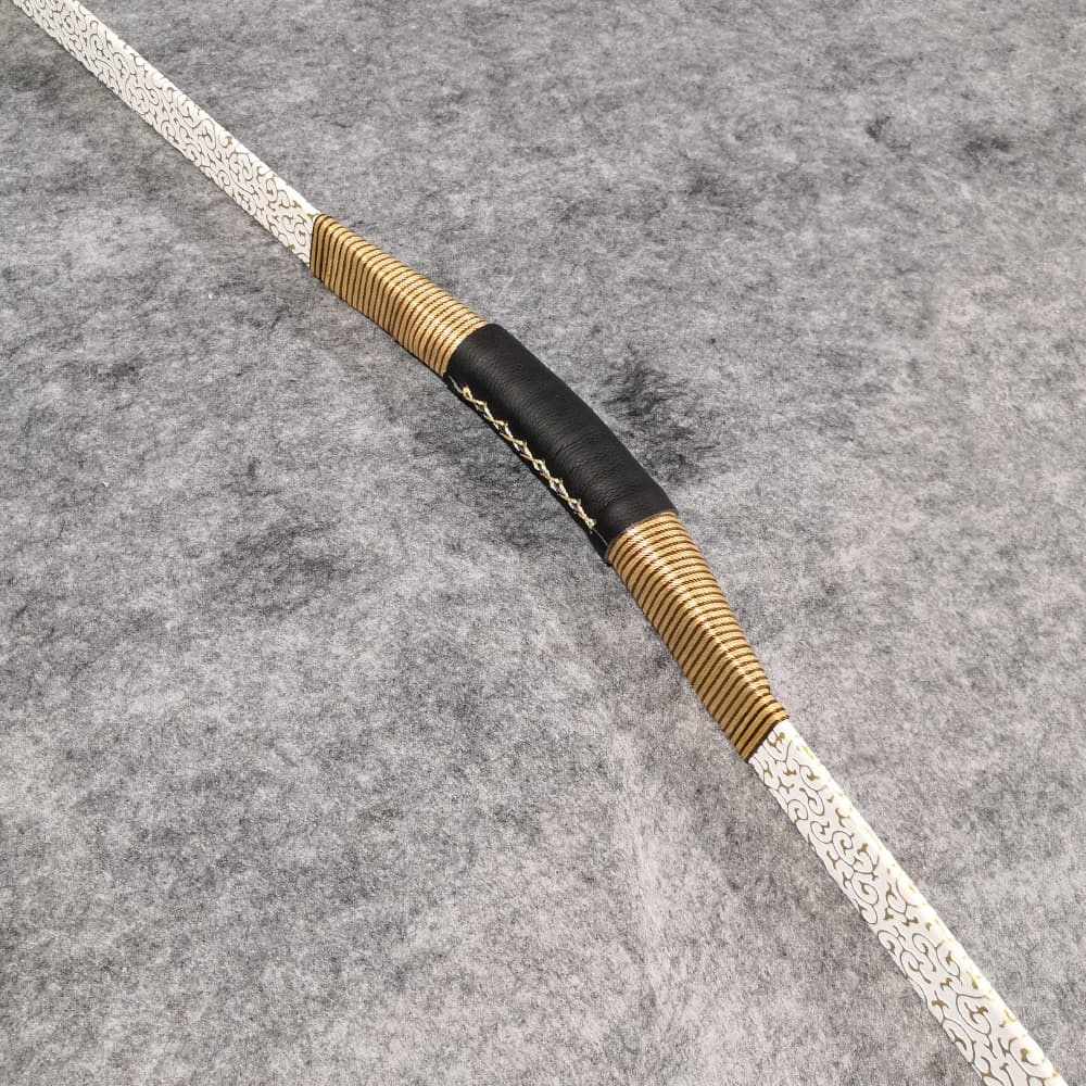 Traditional Mongolian Recurve Bow Kit 25–55lbs Wooden Archery