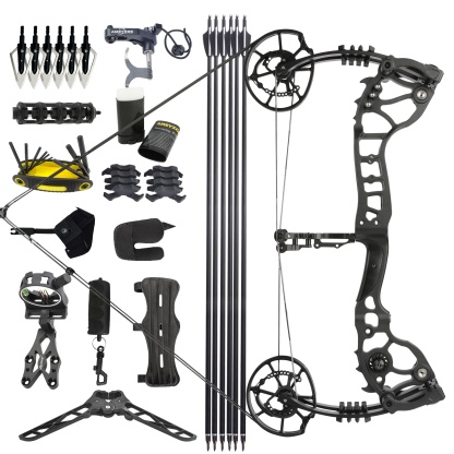 Junxing Dual-Use Archery Compound Bow, 430 FPS Steel Ball Speed