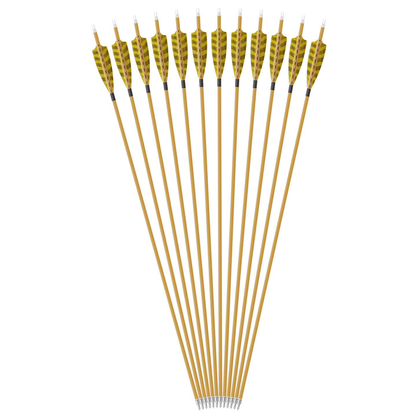 AME Pure Carbon Arrows Traditional Archery Hunting Season 6/12x