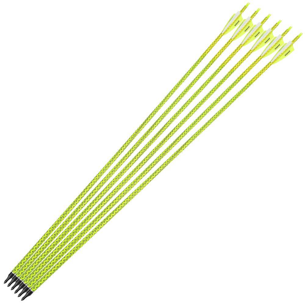 Carbon Arrows 12pcs 30 in 500 Spine Pattern Mixed Carbon Set