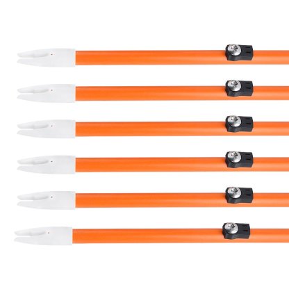 AME ARCHERY Orange Bowfishing Arrow (Upgraded Version with Screw Lock)