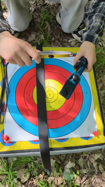 Rock Bear Wooden Takedown Recurve Bow 60'' Archery Hunting 20-60lbs