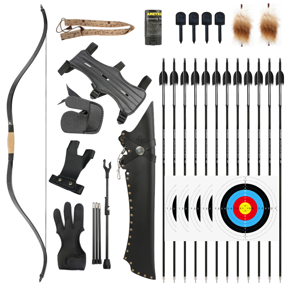 AME ARCHERY QILIN Traditional Bow – 15-95lbs Draw Weight