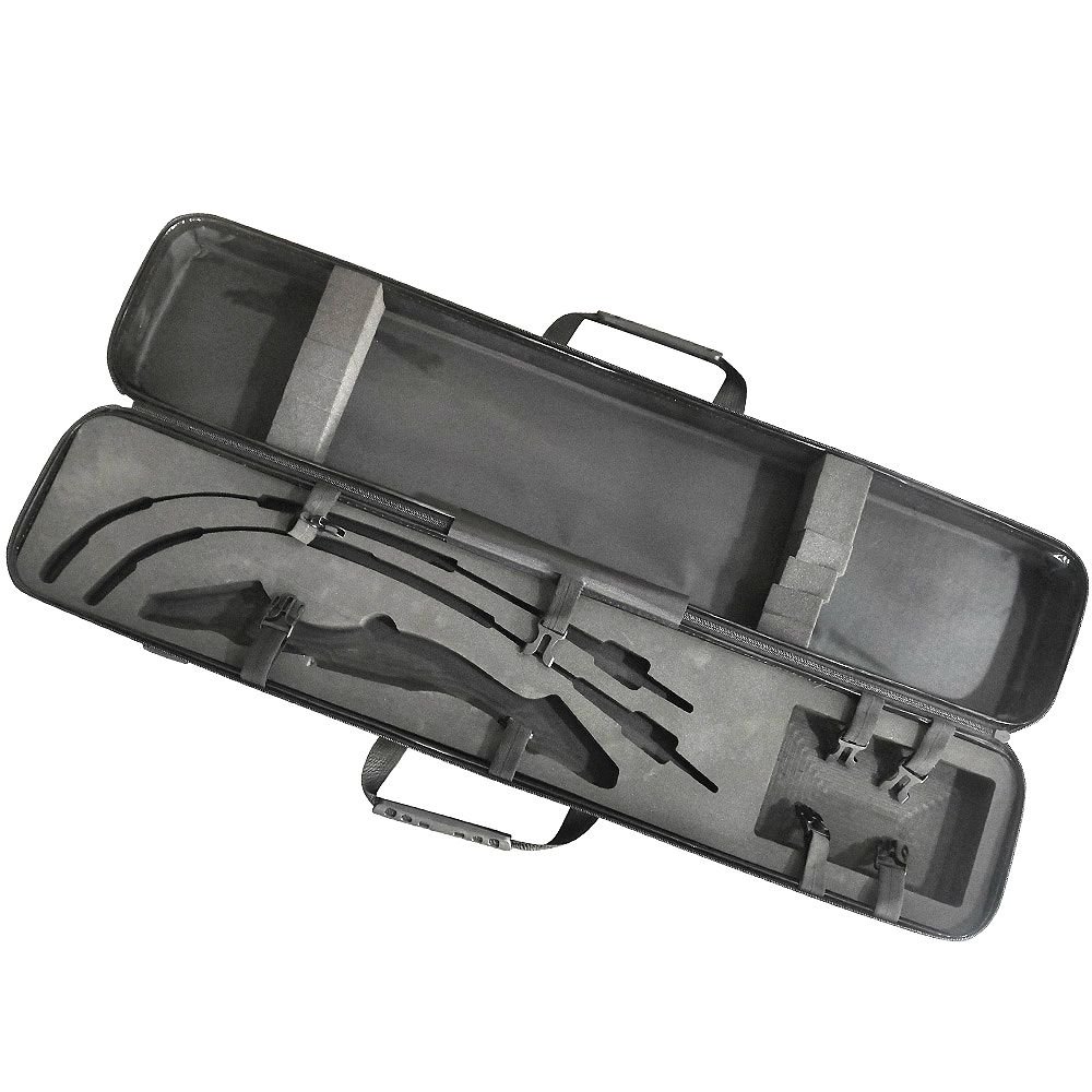 AME ARCHERY Takedown Recurve Bow Case Hard Shell ABS 95cm Black