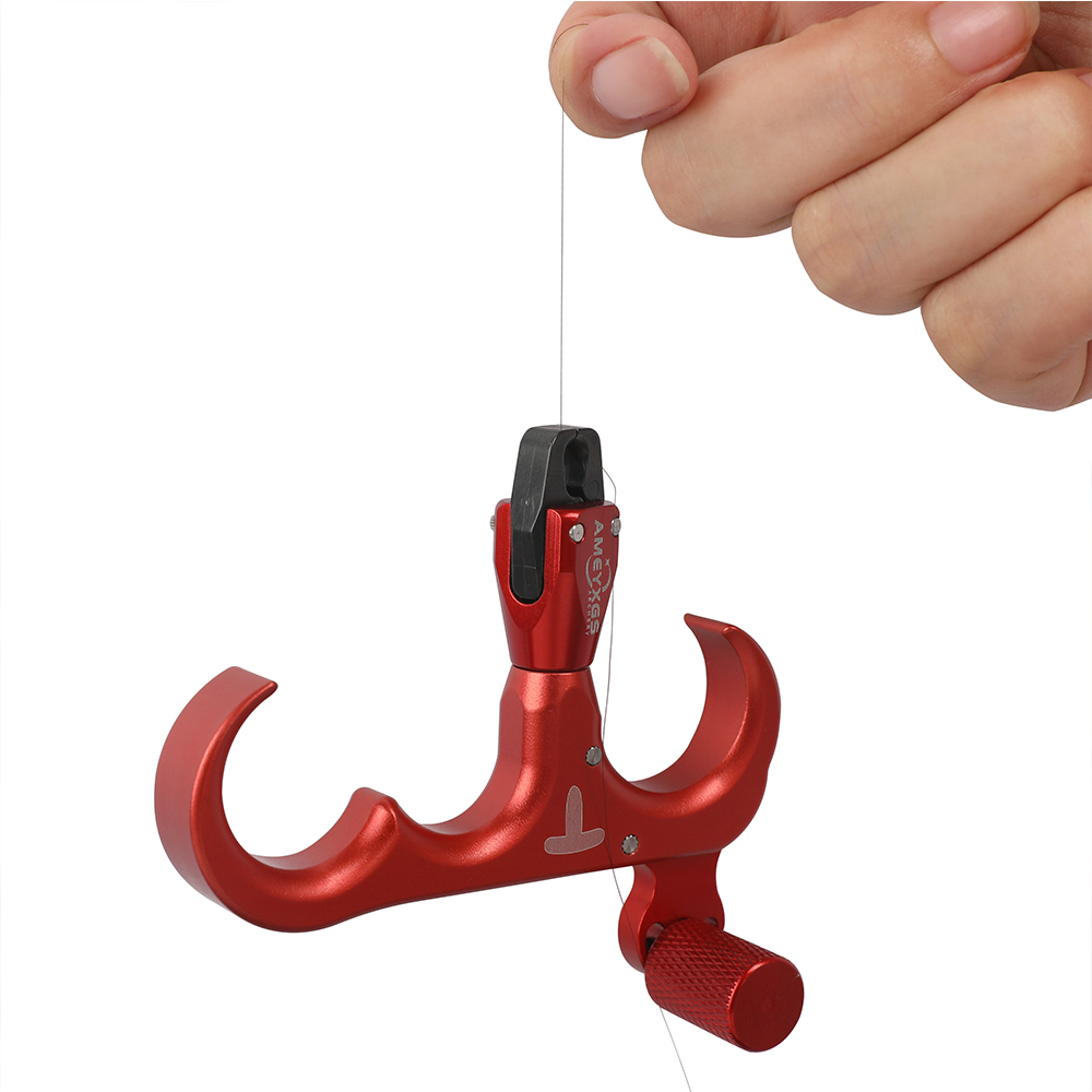 AME ARCHERY T-Space Aluminum Alloy Archery Release Red