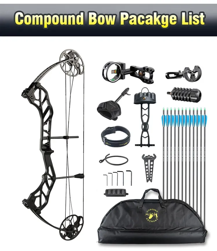 TOPOINT ARCHERY Starting 31 Hunting Compound Bow Package for Beginners