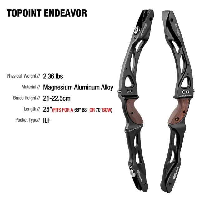 TOPOINT ARCHERY Endeavor Recurve Bow Package