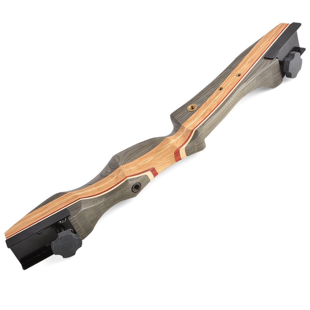 AME ARCHERY 62'' Recurve Bow Takedown 30-50lbs Wooden Riser Target Hunting Shooting