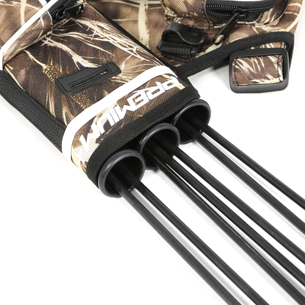SF 3-Tube Nylon Arrow Holder, Ambidextrous Design (Holds 24 Arrows)